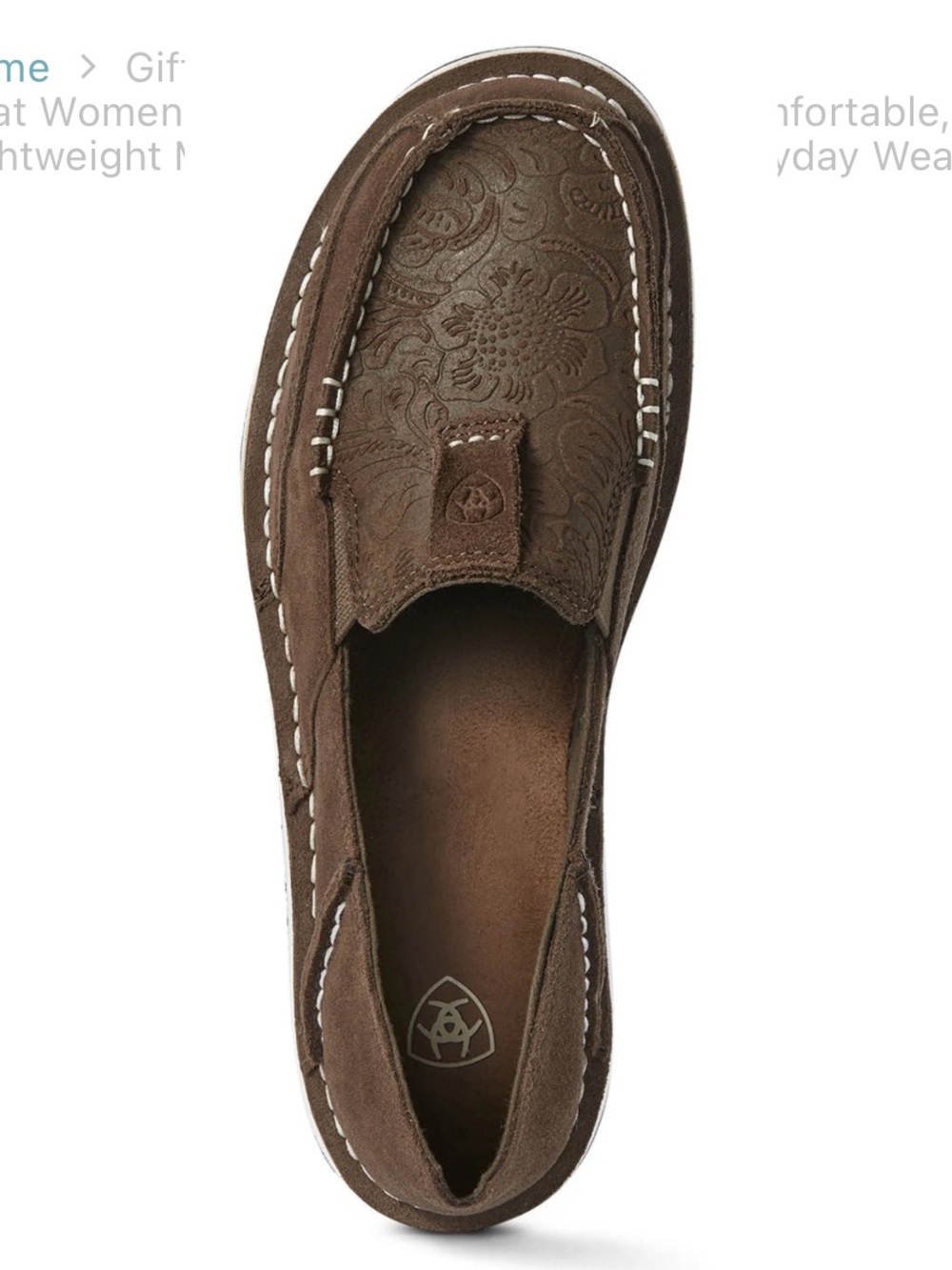 Ariat Women’s Cruiser Shoes Suede Leather Size 7.5 NWT - Picture 8 of 10